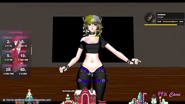 Bowsette Cami online show from November 2025 04:17:01 PM
