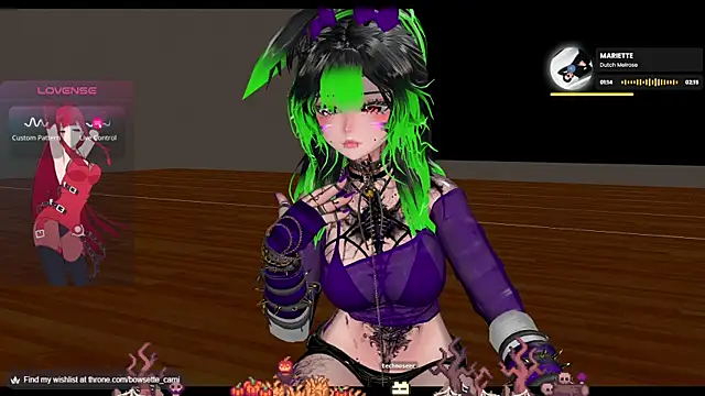 Bowsette Cami online show from October 2025 03:21:02 PM