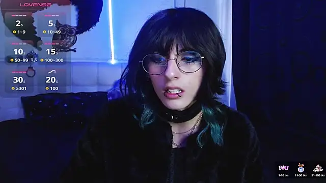 goth minerva online show from September 2025 01:46:01 PM
