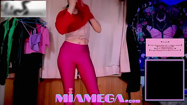 Snapshot of MiaMega chatting on April 2026 12:03:01 PM MiaMega online show from April 2026 12:03:01 PM