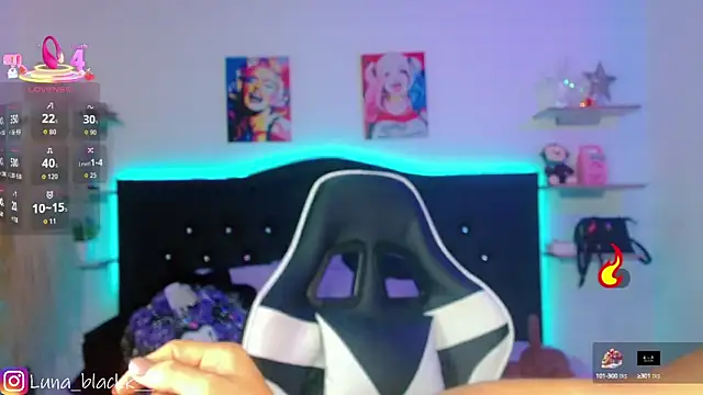 Luna blackk online show from October 2025 09:05:01 PM