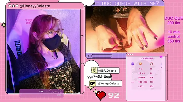 HoneyyCeleste online show from November 2025 09:07:01 PM