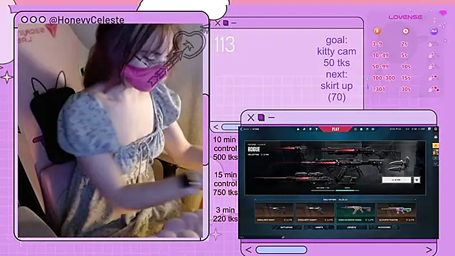 HoneyyCeleste online show from June 2026 06:40:01 PM