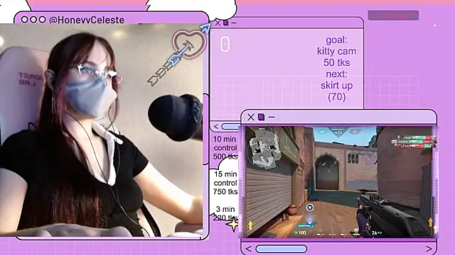 HoneyyCeleste online show from May 2026 06:26:02 PM