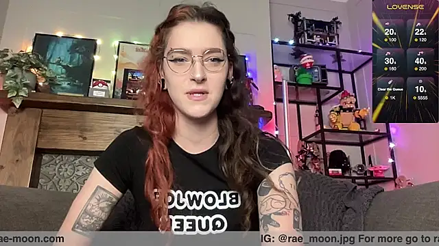 rae moonn online show from July 2026 12:57:01 PM