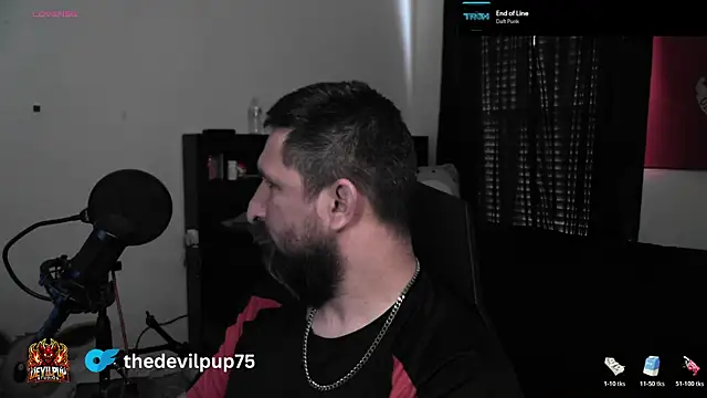 Snapshot of DevilPup75_ chatting on June 2026 01:27:01 PM DevilPup75 online show from June 2026 01:27:01 PM