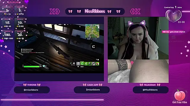 Snapshot of missribbons chatting on October 2025 07:18:01 PM missribbons online show from October 2025 07:18:01 PM