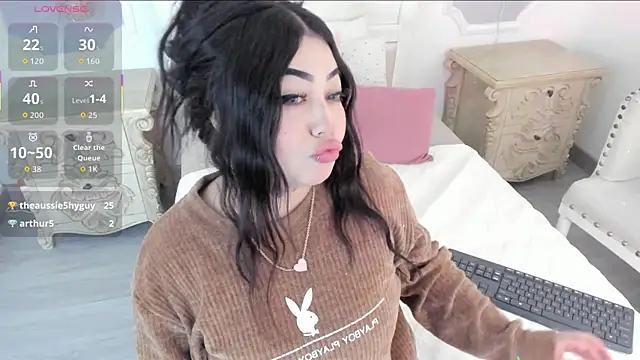 Snapshot of MeganStar__ chatting on October 2025 11:53:02 AM MeganStar online show from October 2025 11:53:02 AM