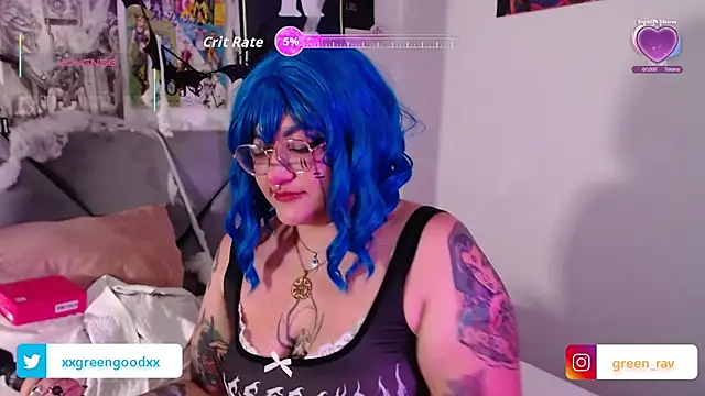 Snapshot of XxGreenGoodxX chatting on October 2025 09:59:02 PM XxGreenGoodxX online show from October 2025 09:59:02 PM