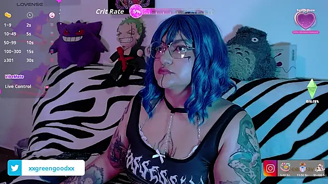 Snapshot of XxGreenGoodxX chatting on October 2025 08:10:02 PM XxGreenGoodxX online show from October 2025 08:10:02 PM