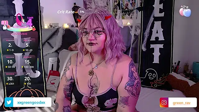 Snapshot of XxGreenGoodxX chatting on October 2025 09:58:02 PM XxGreenGoodxX online show from October 2025 09:58:02 PM