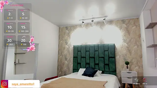 Saya Amaretto1 online show from February 2026 10:18:01 PM