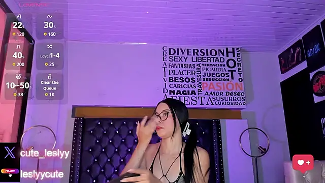 lesly cutee online show from January 2026 12:34:02 PM