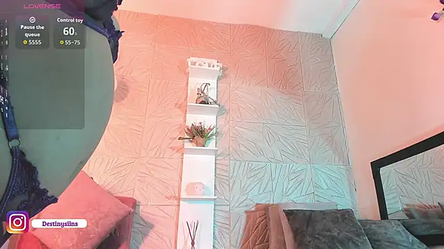 Snapshot of DestinySins chatting on December 2025 12:26:01 PM DestinySins online show from December 2025 12:26:01 PM