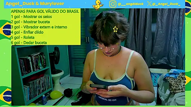 Angel Duck online show from June 2026 09:45:02 PM