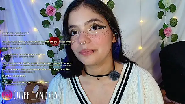 cutee andrea online show from April 2026 03:55:01 AM