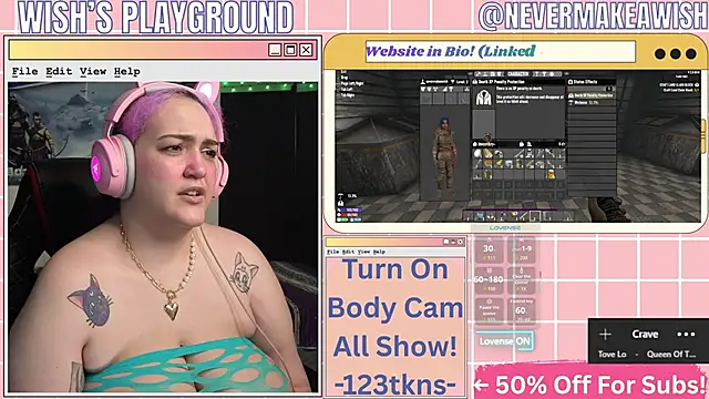 nevermakeawish online show from April 2026 11:05:02 AM