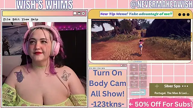 nevermakeawish online show from May 2026 09:18:02 AM