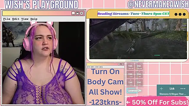 nevermakeawish online show from April 2026 10:30:01 AM