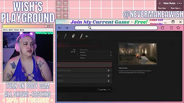 nevermakeawish online show from April 2026 05:47:01 AM