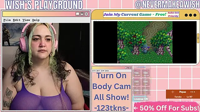 nevermakeawish online show from March 2026 10:21:01 AM