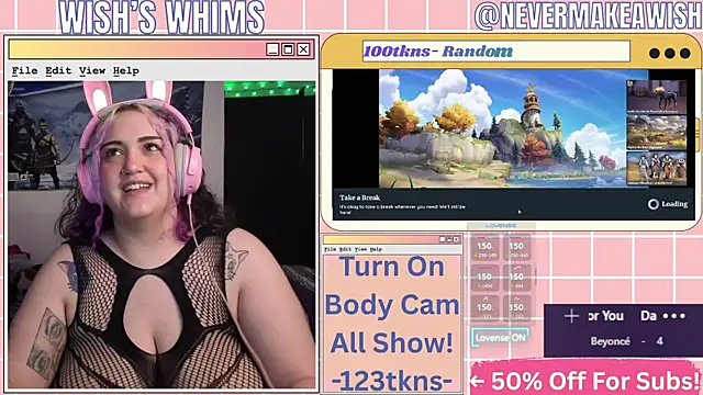 nevermakeawish online show from May 2026 09:27:02 AM