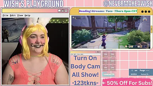 nevermakeawish online show from March 2026 09:31:01 AM