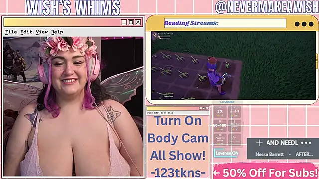 nevermakeawish online show from May 2026 10:13:01 AM
