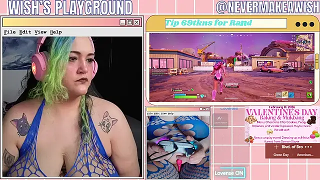 nevermakeawish online show from February 2026 04:05:01 PM