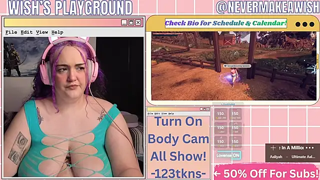 nevermakeawish online show from April 2026 09:45:02 AM