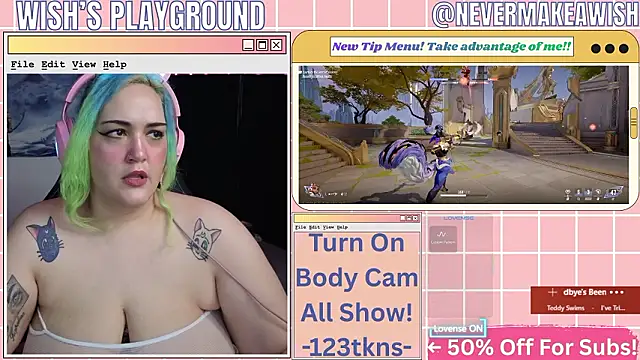 nevermakeawish online show from February 2026 05:32:01 PM