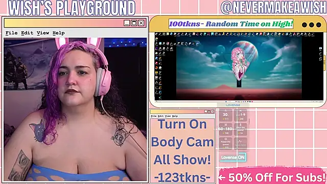 nevermakeawish online show from May 2026 09:45:01 AM