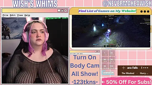 nevermakeawish online show from May 2026 09:49:01 AM