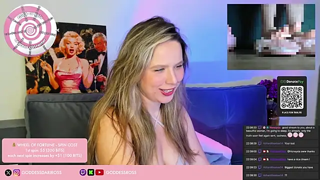 GoddessRoss online show from February 2026 07:46:01 PM