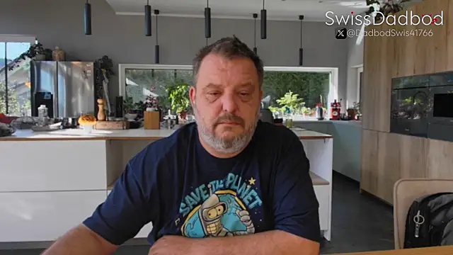 Snapshot of SwissDadbod chatting on September 2025 07:53:01 AM SwissDadbod online show from September 2025 07:53:01 AM