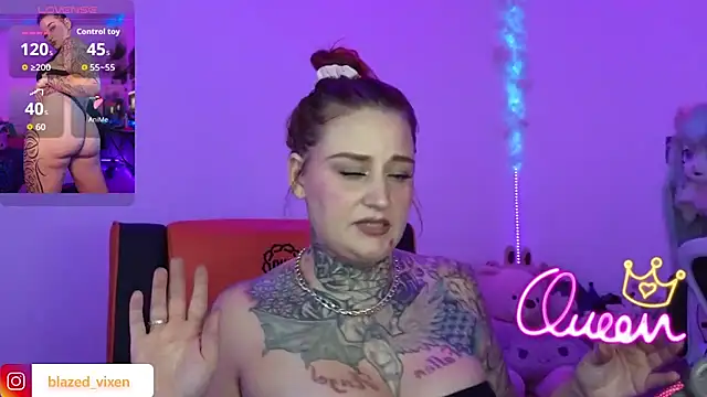 blazed vixen online show from May 2026 11:21:02 PM