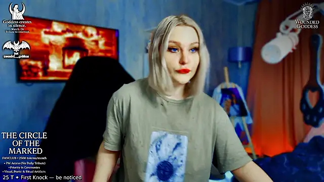 Wounded Goddess  online show from February 2026 06:22:01 AM