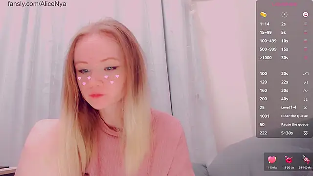 Snapshot of AliceNya_cute chatting on February 2026 05:18:01 AM AliceNya cute online show from February 2026 05:18:01 AM