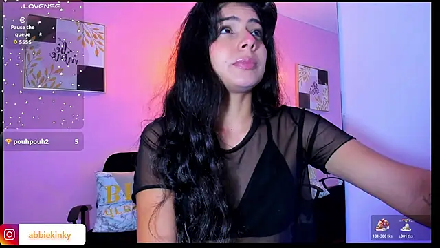 Snapshot of Abbiekinky chatting on December 2025 08:25:02 PM Abbiekinky online show from December 2025 08:25:02 PM