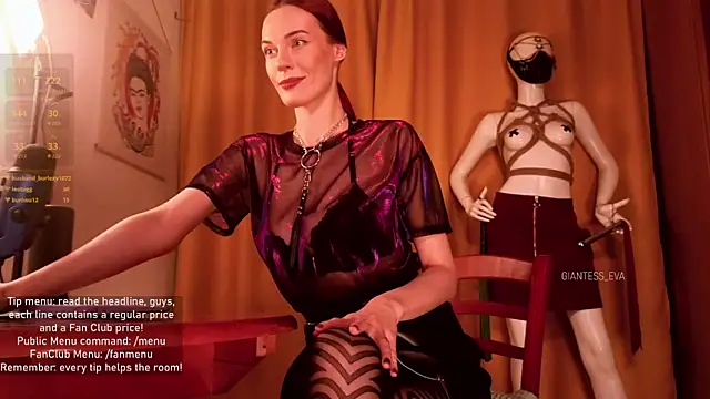 Giantess Eva online show from October 2025 07:15:01 PM