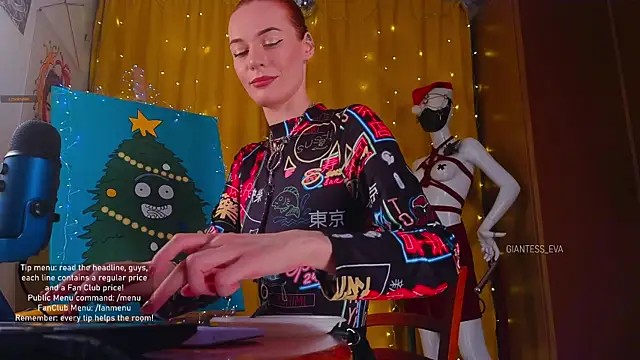 Giantess Eva online show from December 2025 07:14:02 PM