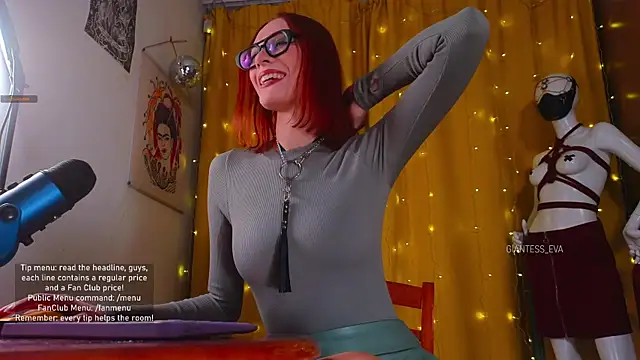 Giantess Eva online show from January 2026 07:21:01 PM