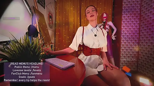 Giantess Eva online show from April 2026 06:14:02 PM