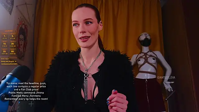 Giantess Eva online show from November 2025 05:28:02 PM