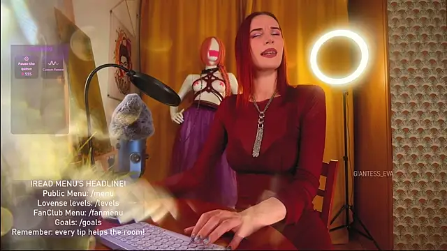 Giantess Eva online show from July 2026 08:08:02 PM