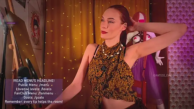 Giantess Eva online show from April 2026 04:11:02 PM