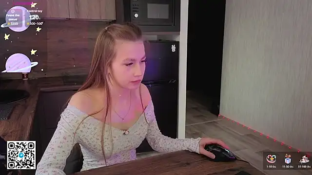 Snapshot of BarelyBliss chatting on October 2025 10:16:01 AM BarelyBliss online show from October 2025 10:16:01 AM