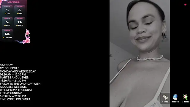 Keyli sweet online show from January 2026 09:32:01 PM