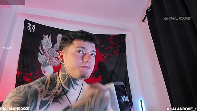 AlanRose01 online show from March 2026 02:43:01 PM