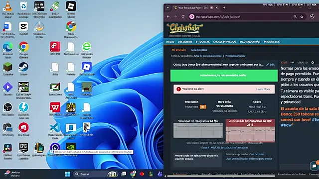 Layla Latina online show from November 2025 08:47:02 PM